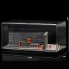 1/64 Parking Lot Display Case Alloy Car Model Toy Display Stand Dustproof Scenery Protection Diecast Car Garage Desktop Decor view 3