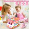 Britik Baby Bus Toys for 1+ Year Old Girl: 10-in-1 Montessori Musical Toys Multifunctional Bus, Educational Learning Sensory Toy for Toddler, Christmas Birthday Gifts for Girl 18+ Month 1-3 Year Old view 2