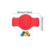 kowaku Balance Board Labyrinth disks Sensory Training Wobble Board Maze Rocking Seesaw for Skateboarding Surfing Indoor, Red view 2