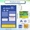 Alphabet Learning Pocket Chart, Classroom Wall Chart Early Letter Recognition/Early Literacy/Nteractive Assisted Education, Family School, Preschool, Kindergarten, 182 Cards view 2