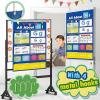 Alphabet Learning Pocket Chart, Classroom Wall Chart Early Letter Recognition/Early Literacy/Nteractive Assisted Education, Family School, Preschool, Kindergarten, 182 Cards view 4
