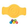 kowaku Balance Board Labyrinth disks Sensory Training Wobble Board Maze Rocking Seesaw for Skateboarding Surfing Indoor, Yellow view 1