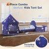 3PC Kids Play Tent with Tunnel and Ball Pit, Pop up Play Tents for Toddlers, Space World Playhouse for Indoor & Outdoor Use, Starry Sky Tent with Carry Bag, Ideal Gifts for Boys & Girls view 4