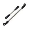 Compatible with Wltoys 104006 104010 104020 104026 1/10 RC Car Upgrade Modification Parts Accessories Metal Steering Link Rod RC Car Upgrade Parts(Black) view 1
