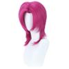 WTHCOS Short Rose Red Pink Wigs for Boys Men Cartoon Movie Halloween Cosplay Costume Animie Wig view 2