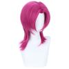 WTHCOS Short Rose Red Pink Wigs for Boys Men Cartoon Movie Halloween Cosplay Costume Animie Wig view 3