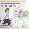 BlueWood Wooden Wall Busy Board Panels, Toddler Learning Activity Center, Montessori Philosophy Sensory, Educational Toys, Conducive to All-Round Development - Rabbit view 4