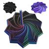 3D Printed Expanded Sensory Fidget Star, Fractal Fidget Hexagon with Handles, 2025 New Star Shaped Fidget Toys for Office Desktop Decompression Toys Stress Relief Whirling Spiral (Blue Purple, Large) view 1