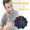 3D Printed Expanded Sensory Fidget Star, Fractal Fidget Hexagon with Handles, 2025 New Star Shaped Fidget Toys for Office Desktop Decompression Toys Stress Relief Whirling Spiral (Blue Purple, Large) view 4