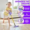BLAXTEM 4-in-1 Kids Toy Vacuum That Works with Suction, Electric Toddler Vacuum Toy Cleaner for Children Ages 3 4 5 6+ Boys & Girls, Toddlers Toys Cleaning Set for Pretend Play (Purple/Yellow) view 2