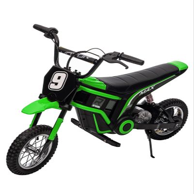 24V 350W Electric Dirt Bike for Kids  3-Speed Modes, 14.29MPH Max Speed, ASTM-Certified Safe Motorcycle with Shockproof Suspension, Best Gift for Boys & Girls