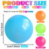 12Pcs Glow in The Dark Sticky Balls Toys, Upgraded Glowing Sensory Balls Stick to The Ceiling, Stress Balls for Kids and Adults, Autism& ADHD Toys, Stocking Stuffers & Party Favors view 2