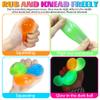 12Pcs Glow in The Dark Sticky Balls Toys, Upgraded Glowing Sensory Balls Stick to The Ceiling, Stress Balls for Kids and Adults, Autism& ADHD Toys, Stocking Stuffers & Party Favors view 4