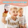 1 Pcs Family Hand Puppets 12 Inch Grandparents, Mom & Dad, Brother & Sister Plush Hand Puppet Toys Role-Play Toy Puppets for Kids Storytelling Imaginative Pretend Play Teaching Preschool(Grandpa A) view 4