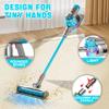 BLAXTEM 4-in-1 Kids Toy Vacuum That Works with Suction, Toy Electric Toddler Vacuum Cleaner for Children Ages 3 4 5 6+ Boys & Girls, Toddlers Toys Cleaning Set for Pretend Play (Blue) view 3