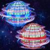 KIYTARBOO 2PCS Flying Orb Ball 2025, Galaxy Cosmic Fly Ball Boomerang, Hover Balls Fidget Spinner, Cool Toys Gifts for 6 7 8 9 10+ Year Old Boys Girls (Blue+Red) view 1