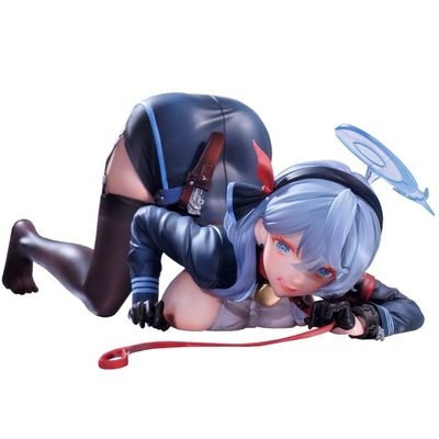 Amau AKO Figure Statue - Kneeling Pose Edition Amau AKO Figurine Lewd Anime Figure Model - PVC People Collectibles Desktop Decoration