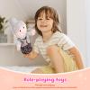 1 Pcs Family Hand Puppets 12 Inch Grandparents, Mom & Dad, Brother & Sister Plush Hand Puppet Toys Role-Play Toy Puppets for Kids Storytelling Imaginative Pretend Play Teaching Preschool(Grandma A) view 4