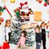 4 in 1 Christmas Santa Claus Piata, Christmas Piata Bundle Cute Santa Claus Piata, Christmas Party Games Stick Blindfold etc Christmas Decorations for Christmas Party Decorations view 4