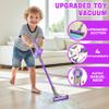 BLAXTEM 4-in-1 Toy Kids Vacuum That Works with Suction, Electric Toy Toddler Vacuum Cleaner for Children Ages 3 4 5 6+ Boys & Girls,Toddlers Toys Cleaning Set for Pretend Play (Purple) view 2