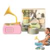 Kids Phonograph with 96 Cards, Toddler Music Player, Educational Record Player, Storytelling Gramophone for Boys & Girls, Interactive Audio Toy (Pink) view 1