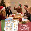 Dhsupfcn Christmas Gingerbread Bingo Game Cards, Baking Themed Bingo Games Set for Adults Large Group, Funny Holiday Board Games for 24 Players, Christmas New Year Winter Party Favors, 06 view 4
