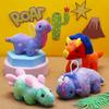 16 Pack Dinosaur Plush Stuffed Set & 38 Pack Animals Stuffed, Soft Dino Playset for Toddler Party Favors, Plushies Kit for Stocking Stuffers Doll Machine Treasure Carnival Prizes, Animal Stuff Reward view 3