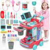 Doctor Kit for Toddlers - Pretend Doctor Play Set for Kids - Role Play Medical Toys with Costume and Stethoscope - Dress Up Doctor Kit for 3 4 5 6 7 8 9 Year Old Boys Girls Christmas Birthday Gift view 1