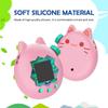 for Tamagotchi Paradise Silicone Case with Cute Flower Lanyard - Shockproof Soft Protective Cover Accessory, Birthday Gift for Tamagotchi Pals (Blue) view 3