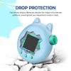 for Tamagotchi Paradise Silicone Case with Cute Flower Lanyard - Shockproof Soft Protective Cover Accessory, Birthday Gift for Tamagotchi Pals (Blue) view 4