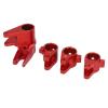 Axle Tube Link Mount Set Premium Aluminum Alloy Counterweight Adapter for SCX10 PRO RC Car Upgrade 4PCS (Red) view 4