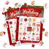 Holiday Bingo Game Cards, Winter Themed Bingo Games Set for Adults Large Group, Funny Christmas Board Games for 24 Players, Christmas New Year Party Favors, 04 view 1