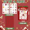 Holiday Bingo Game Cards, Winter Themed Bingo Games Set for Adults Large Group, Funny Christmas Board Games for 24 Players, Christmas New Year Party Favors, 04 view 2
