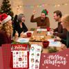 Holiday Bingo Game Cards, Winter Themed Bingo Games Set for Adults Large Group, Funny Christmas Board Games for 24 Players, Christmas New Year Party Favors, 04 view 4