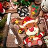 15.1'' Christmas Party Elk Piata, 4 Pcs Xams Pinata Bundle, Winter Wonderland Party Decorations Elk Piata Blindfold Stick etc view 4