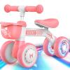 Baby Balance Bike Ride on Toys for 1 2 Year Old, Toddler Bike, First Birthday Gifts for 1 2 Year Old Boys Girls, Colorful Lighting Silent Wheels, No Pedal, Safe Baby First Bike view 1