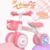 Baby Balance Bike Ride on Toys for 1 2 Year Old, Toddler Bike, First Birthday Gifts for 1 2 Year Old Boys Girls, Colorful Lighting Silent Wheels, No Pedal, Safe Baby First Bike view 4