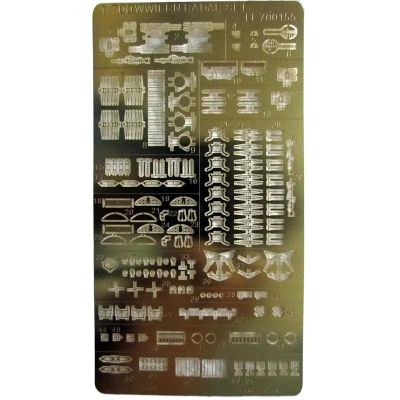 1/700 Royal Navy Ship Radar Upgrade Set Universal Photo-Etched Metal Parts for British Warship Models for Military Model Enthusiasts