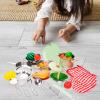 Dualoai 25x Mini Kitchen Accessories Set Miniature Fairy House Starter Kit Gifts Crafts Stainless Steel DIY Decor Cookware Model view 2