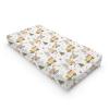 Watercolor Christmas Theme Transportation Car Construction Truck Winter Holiday Pattern Baby Changing Pad Cover, Unisex Christmas Nursery Diaper Changing Table Pad Mat Sheet for Boys Girls-16x32 view 2