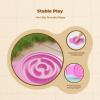 Aosekaa Balance Board Wobble Stability Board Sensory Training Disc Maze Rocking Seesaw Labyrinth disks for Snowboarding, Pink view 4