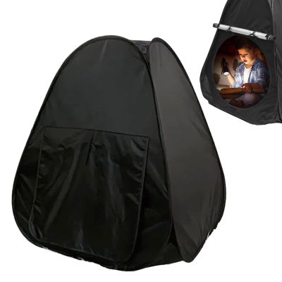 Foldable Blackouts Tents - Sensoryss Tentss | Kids pop-ups Sensoryy Tentts, Sensoryss Corner Children's Tentt, Sensorry Play Equipment Calm Down Corner Hideaway, Black Tennt for Play and Relax