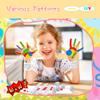 200 Pcs Coloring Cartoon Slap Bracelets Bulk White Slap Bands 8.7 x 1.2 Inch DIY Slap Bracelet for Kids Birthday Party Favors DIY Craft Classroom Craft Projects Prizes, 5 Styles view 3