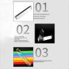 60 Degree Angles Glass Glass Easy Carry Visual Easy To Use For Interactive Science Projects Ages 4+ Study Tool Classroom Demonstration Visual Tool view 4