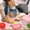 Luwecf 25 Pieces Kids Cooking Playset for Preschoolers Sturdy Multipurpose Metal Utensils view 3
