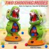 BAODLON Dinosaur Shooting Toys for Boys 4 5 6 7 8 Years Old, Movable Electronic Scoring Target Game with 2 Toy Gun, Spray & Light & Sound, 24 Foam Balls, Christmas Birthday Gift for Kids 3-5, 5-7 view 2