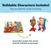 Playper Story Starters Jasper The Jester Create a Story Cards for Kids Ages 3+, 47 Illustrated Prompts, Buildable Figurines, Pre-Literacy Storytelling Activity, Open-Ended Play view 3