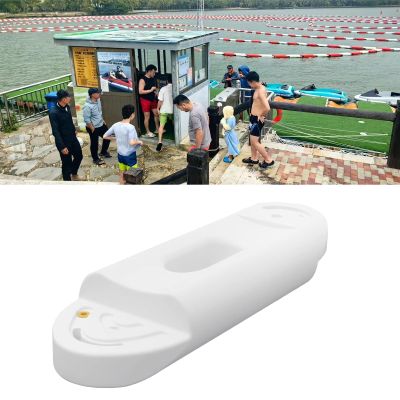 Jievmrs Water Park Obstacle Track for Go Kart Events, Rivers Go Kart Boat Race Fence with Plastic Screw, Amusement Parks Go Kart Boat Bumper Road Blocks(White)