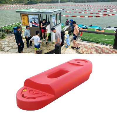 Jievmrs Water Park Obstacle Track for Go Kart Events, Rivers Go Kart Boat Race Fence with Plastic Screw, Amusement Parks Go Kart Boat Bumper Road Blocks(Red)