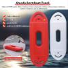Jievmrs Water Park Obstacle Track for Go Kart Events, Rivers Go Kart Boat Race Fence with Plastic Screw, Amusement Parks Go Kart Boat Bumper Road Blocks(Red) view 4